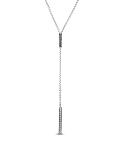 Pandora Timeless Pavé Prism Drop Necklace