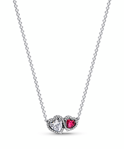Halo Hearts Pendant Necklace
