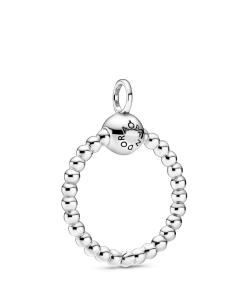 Pandora Moments Small Beaded O Pendant