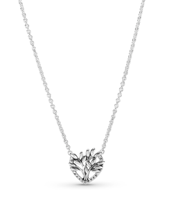 Heart Family Tree Collier Necklace
