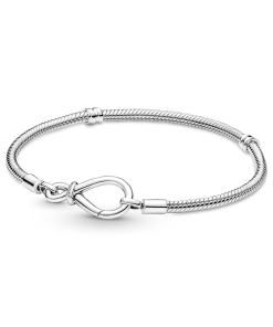 Pandora Moments Infinity Knot Snake Chain Bracelet