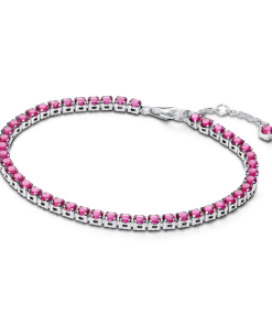 Sparkling Pink Tennis Bracelet