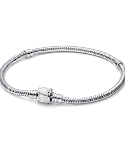 Pandora Moments Marvel Logo Clasp Snake Chain Bracelet