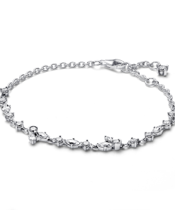 Sparkling Herbarium Cluster Chain Bracelet