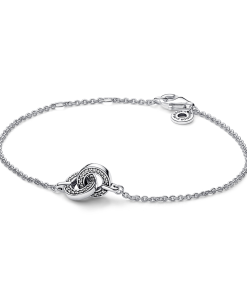 Pandora Signature Intertwined Pavé Chain Bracelet