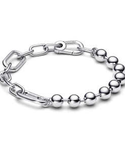 Pandora ME Metal Bead & Link Chain Bracelet