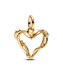 Wire Heart Dangle Charm