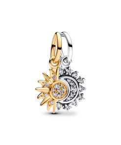 Splittable Sun & Moon Dangle Charm