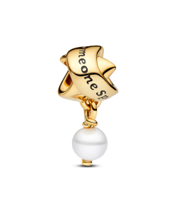 Treated Freshwater Cultured Pearl Ribbon Charm
