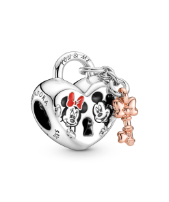 Disney Mickey Mouse & Minnie Mouse Padlock Charm