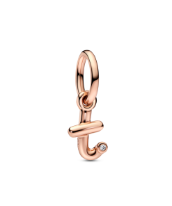Letter T Script Alphabet Dangle Charm