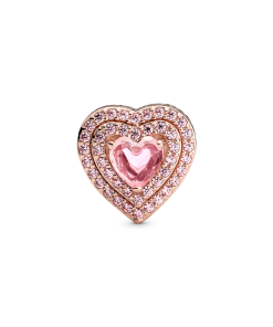 Sparkling Levelled Heart Charm