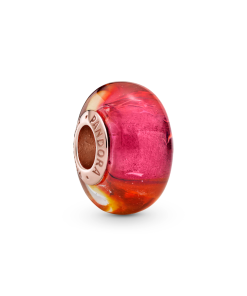 Glittering Sunset Murano Glass Charm