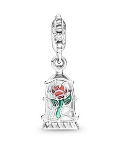 Disney Beauty and the Beast Enchanted Rose Dangle Charm