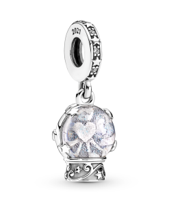 Snow Globe Angel Dangle Charm