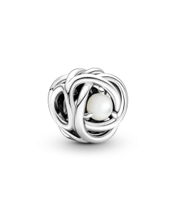 June Birthstone Eternity Circle Charm