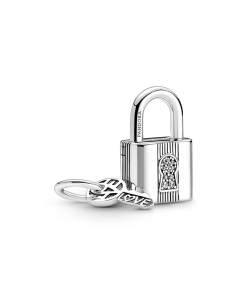 Padlock and Key Dangle Charm