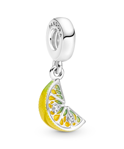 Lemon Slice Sparkling Fruit Dangle Charm