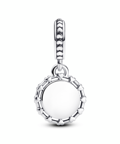 Engravable sterling silver dangle