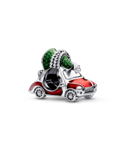 Festive Car & Christmas Tree Charm