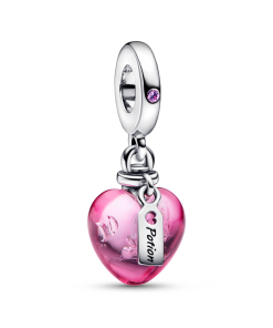 Love Potion Murano Glass Heart Dangle Charm