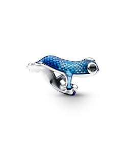 Metallic Blue Gecko Charm