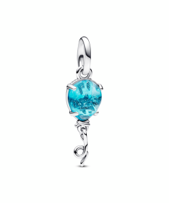 Blue Murano Glass Balloon Dangle Charm