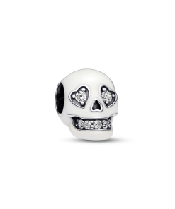 Glow-in-the-dark Sparkling Skull Charm