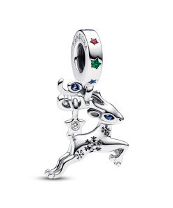Magical Christmas Reindeer Dangle Charm