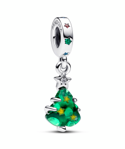 Sparkling Christmas Tree Dangle Charm