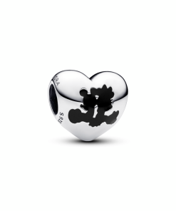 Disney Mickey Mouse & Minnie Mouse Heart Charm