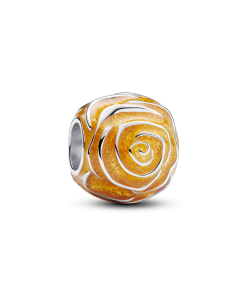 Yellow Rose in Bloom Charm