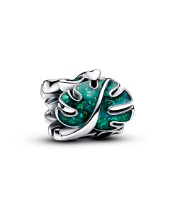 Green Monstera Leaves Charm