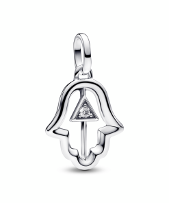 Hamsa Hand Medallion Charm