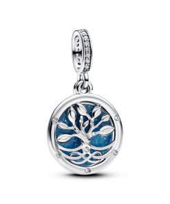 Glow-in-the-dark Infinity Tree Double Dangle Charm