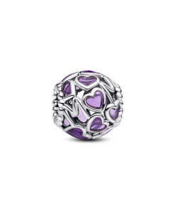 Openwork Hearts Mum Charm