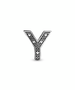 Letter Y silver charm