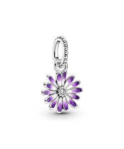 Purple Daisy Dangle Charm