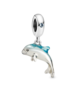 Shimmering Dolphin Dangle Charm