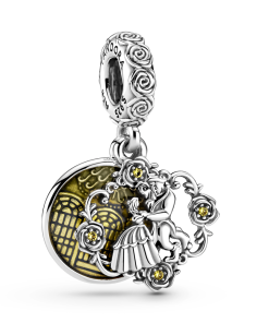 Disney Beauty and the Beast Dancing Dangle Charm