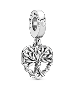 Heart Family Tree Dangle Charm