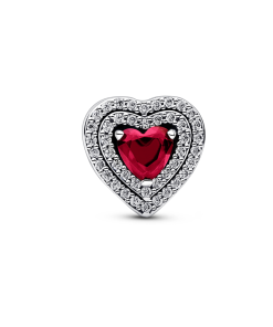 Sparkling Levelled Heart Charm