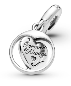 Spinning Forever & Always Soulmate Dangle Charm