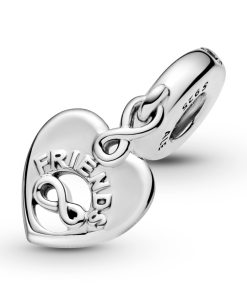 Friends Forever Heart Dangle Charm