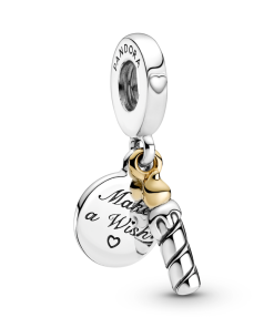 Two-tone Birthday Candle Dangle Charm