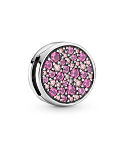 Pink Pavé Clip Charm