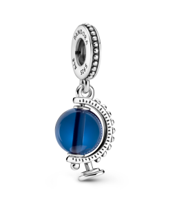 Blue Globe Dangle Charm