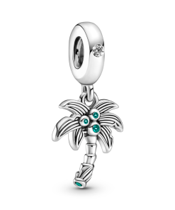 Palm Tree & Coconuts Dangle Charm