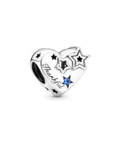 Thankful Heart & Stars Charm