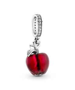 Murano Glass Red Apple Dangle Charm